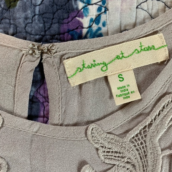 Women’s Urban Outfitters Fringe Ombré Tank Top - Picture 4 of 4